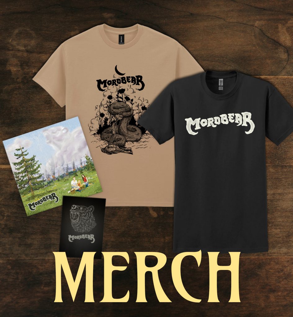 Mordbear t-shirt and merch